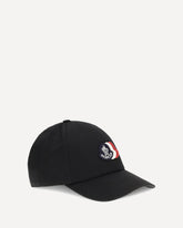Cappello da Baseball con logo tricolore - NERO | Base Blu