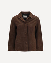 Suede Jacket - BROWN | Base Blu