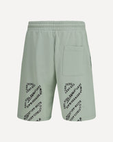 Type Machine Arrow Skate Sweat Shorts with front logo - GREEN | Base Blu