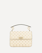 Rockstud Spike Shoulder Bag - CREAM | Base Blu