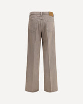 Pantaloni Grace Wide 5 tasche - MARRONE | Base Blu