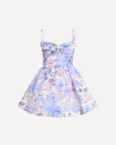Rebellion Drape Mini Dress - MULTICOLOUR | Base Blu