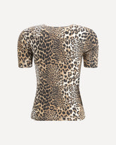 T-Shirt Leopard Rib - MULTICOLORE | Base Blu