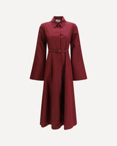 Carmina Shirtdress - BORDEAUX | Base Blu