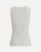 Ribbed tank Top - CREAM | Base Blu