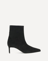 Suede Ankle Boots - BLACK | Base Blu
