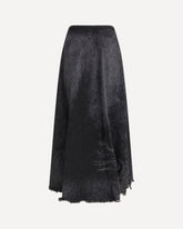 Flared Hannie Skirt with logo - BLACK | Base Blu