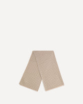 Sciarpa in lana con stampa GG Supreme - BEIGE | Base Blu