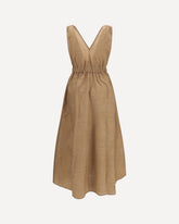 Midi Dress with floral motif - BEIGE | Base Blu