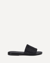 Intrecciato Sandals - BLACK | Base Blu