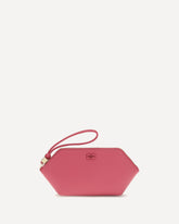 Grained leather Bou Pouch - PINK | Base Blu
