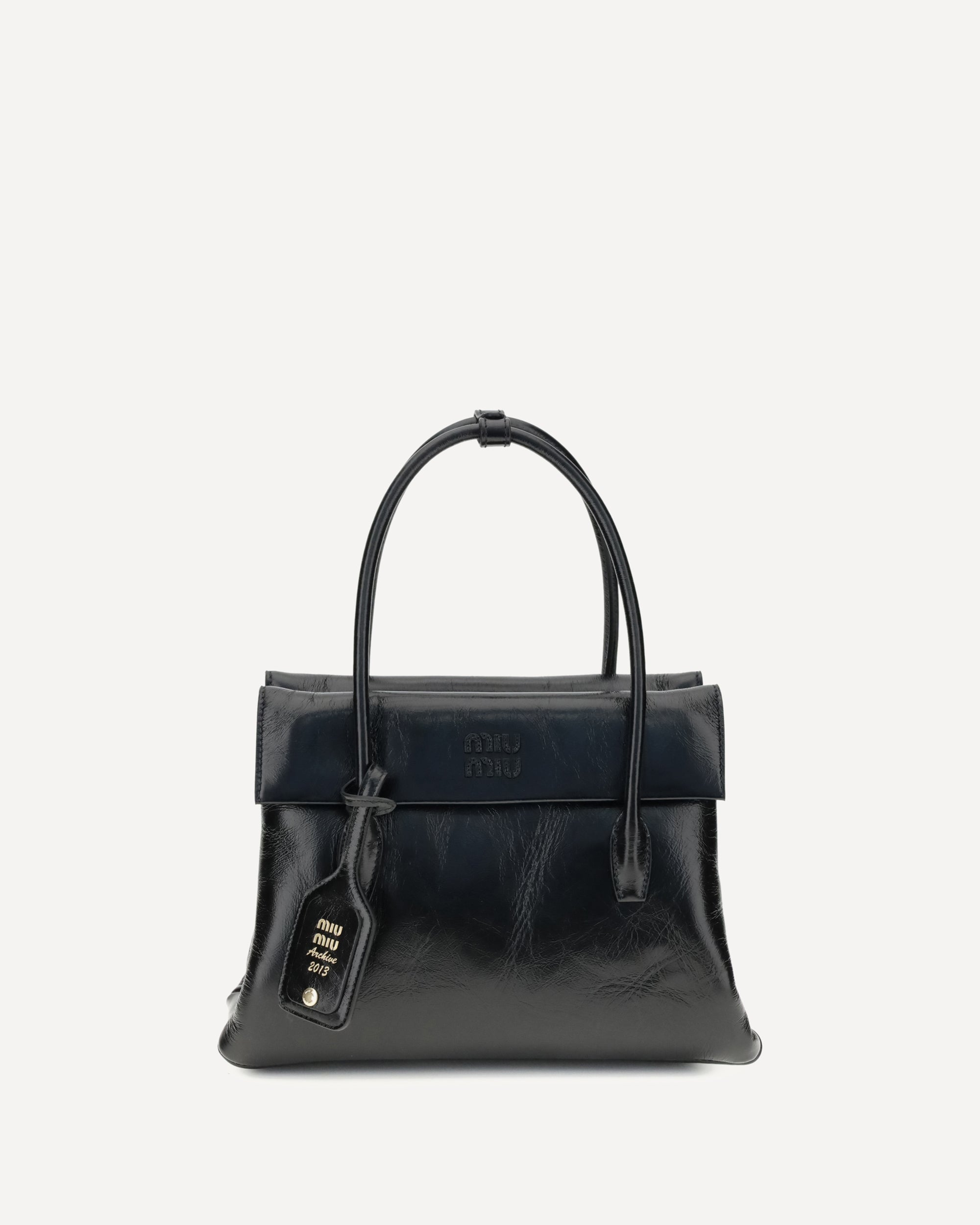 MIU MIU Solitaire Handbag BLACK | Base Blu