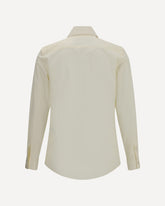 Camicia in Cotone popeline - CREMA  | Base Blu