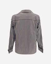 Striped Shirt - BROWN | Base Blu