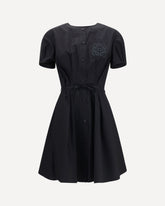 LOEWE Lightweight cotton-blend poplin Dress BLACK