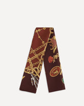 Silk Scarf - BORDEAUX | Base Blu
