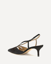 Suede leather Décolleté - BLACK | Base Blu