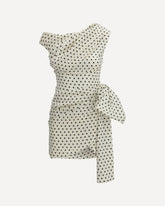 Polka dot satin mini Dress - MULTICOLOUR | Base Blu