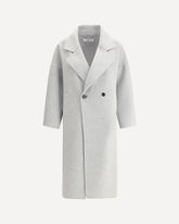 Cappotto lungo doppiopetto - GRIGIO | Base Blu