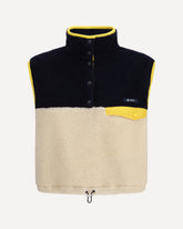 Multicolor fleece Vest - MULTICOLOUR | Base Blu