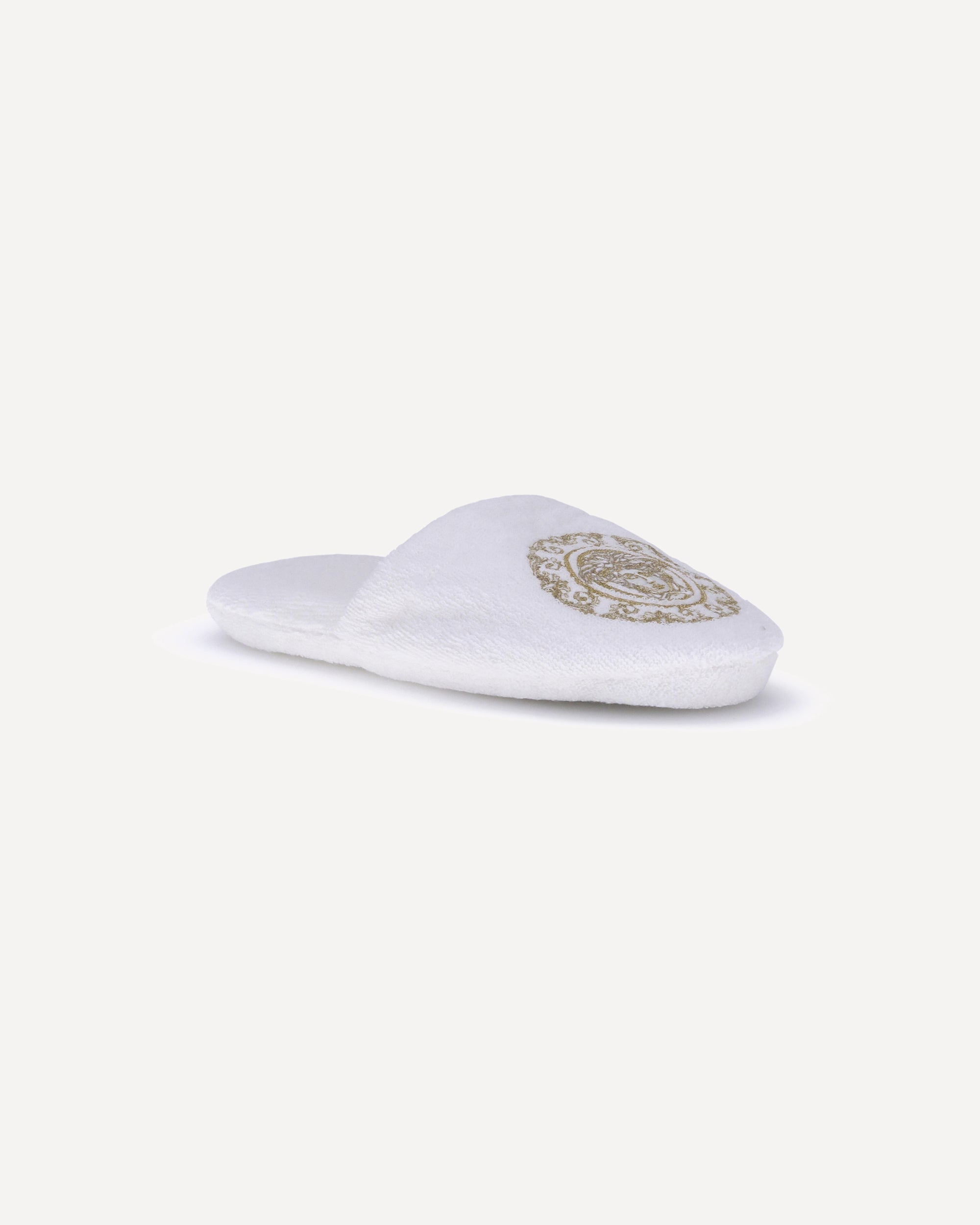 VERSACE Medusa Slippers WHITE Base Blu