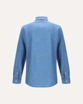 Cotton denim Shirt - LIGHT BLUE | Base Blu