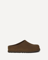 Mules in pelle nabuk - MARRONE | Base Blu