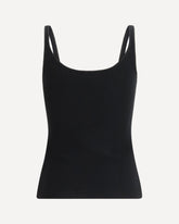 Off Stamp Rib Tank Top - BLACK | Base Blu