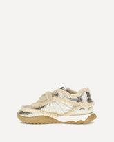 Gea padded Sneakers - SILVER | Base Blu