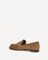 Suede Loafers - BROWN | Base Blu