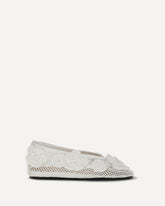 Jenny mesh Ballerinas - WHITE | Base Blu
