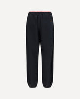 Pantaloni Jogger in nylon - NERO | Base Blu