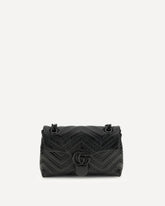 Small GG Marmont shoulder Bag - BLACK | Base Blu