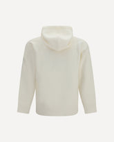 Lambswool Hooded Sweater - CREAM | Base Blu