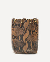 Doudou Petite Bucket Bag - BROWN | Base Blu