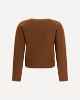 Cashmere and silk Sweater - BROWN | Base Blu