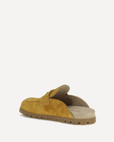 Suede Mules - BROWN | Base Blu