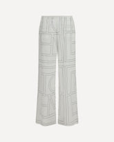 Monogram Pants - WHITE | Base Blu