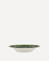 Oriente Italiano Collection porcelain dinner Plate - GREEN | Base Blu