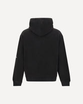 Felpa con Cappuccio logata - NERO | Base Blu