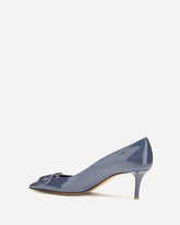 VLogo Signature patent leather Pumps - BLUE | Base Blu
