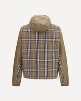 Newport nylon Hooded Jacket - BROWN | Base Blu