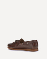 Palm Avenue Boat Loafers - BROWN | Base Blu