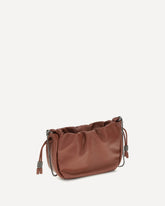 Bucket Mellow mini Shoulder Bag - BROWN | Base Blu