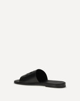 Embossed logo Sandals - BLACK | Base Blu
