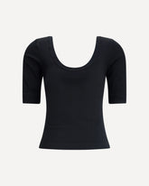 Top with neckline - BLACK | Base Blu