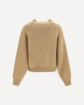 Cain cashmere Sweater - BEIGE | Base Blu