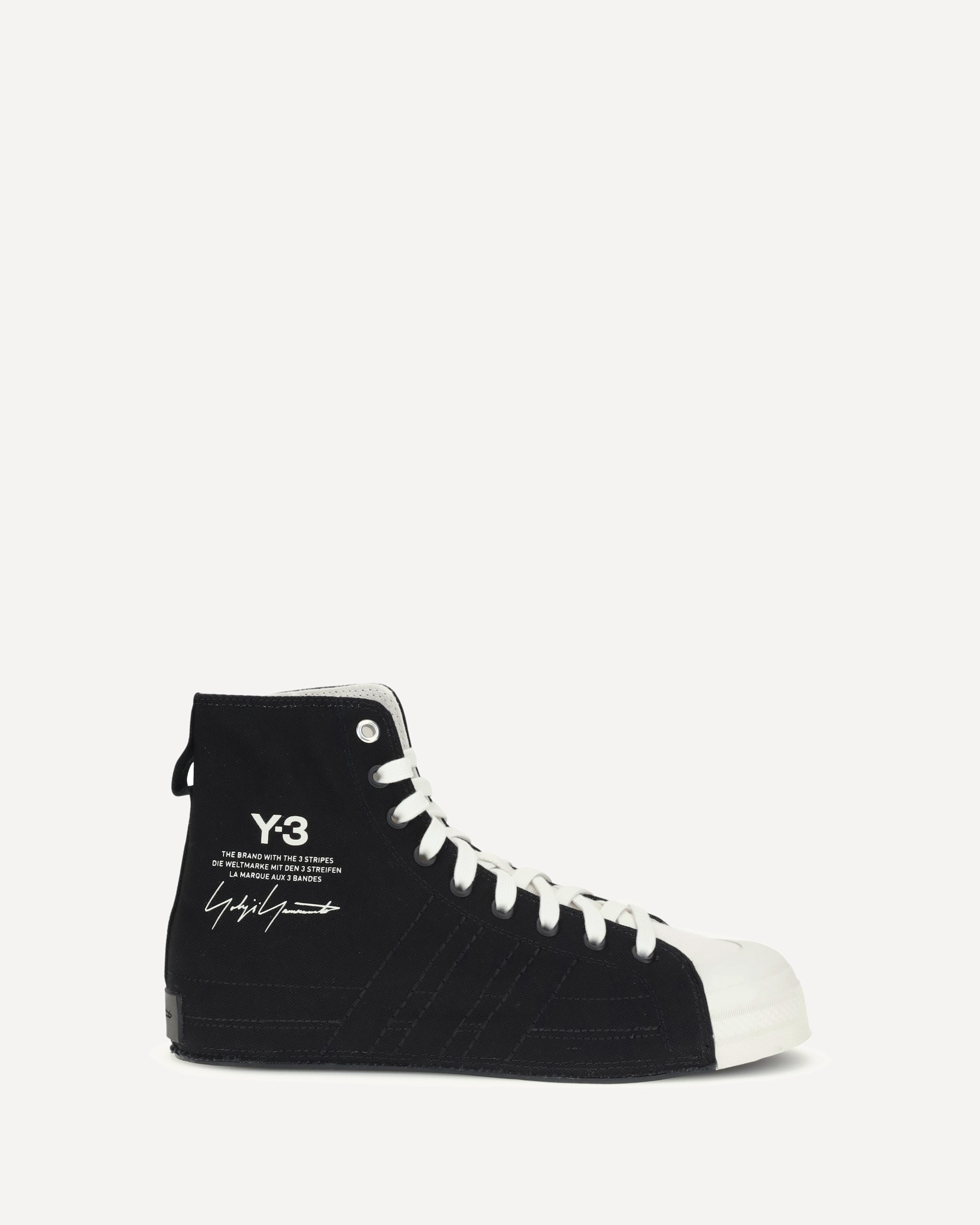 Y-3 Nizza Hi Sneakers BLACK | Base Blu