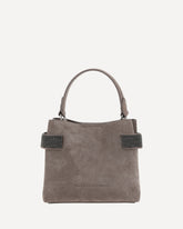 Leather Handbag - BROWN | Base Blu