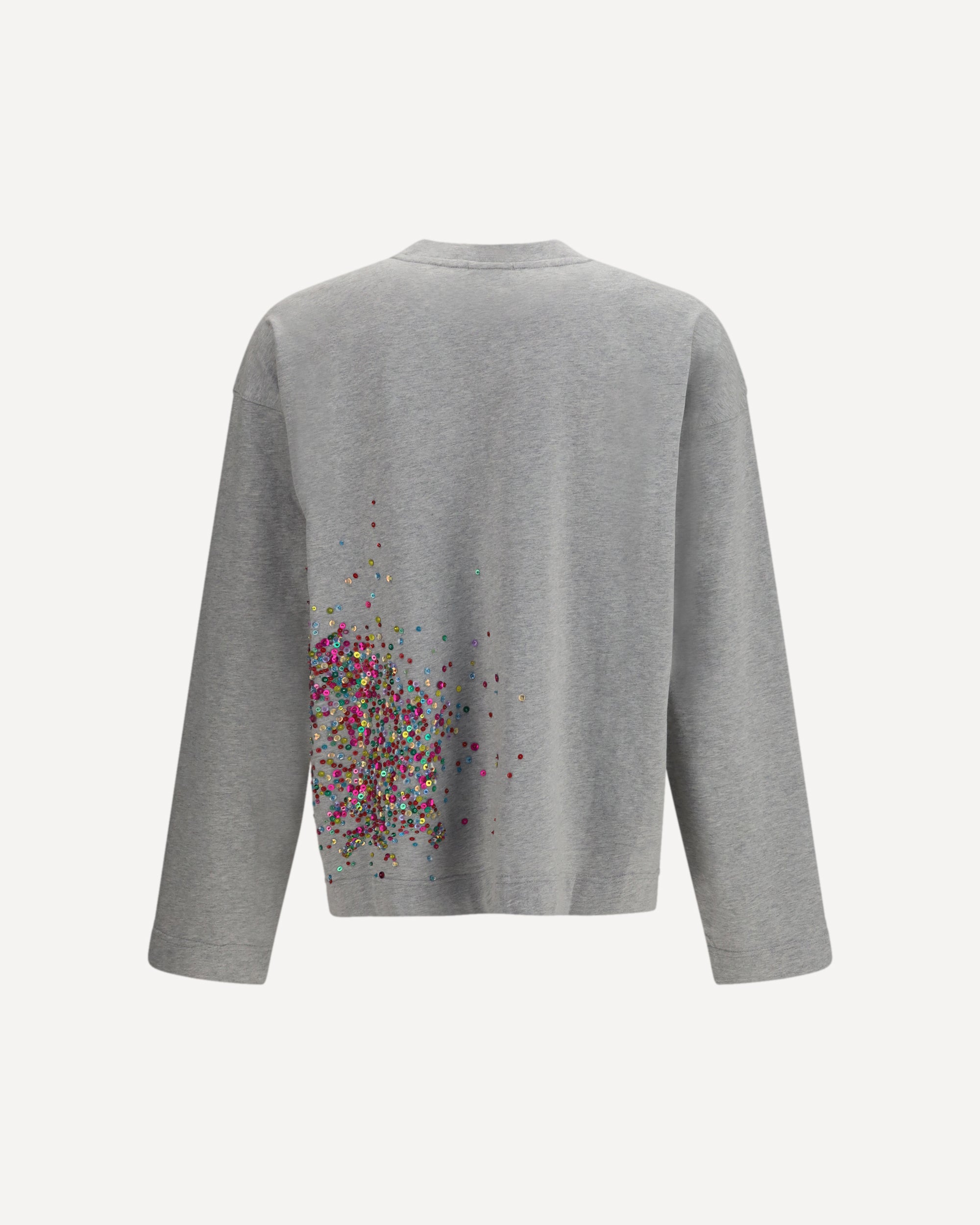 DRIES VAN NOTEN Long-sleeved T-shirt GREY | Base Blu